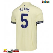 Camisa de Futebol Everton Michael Keane #5 Equipamento Secundário 2025-26 Manga Curta